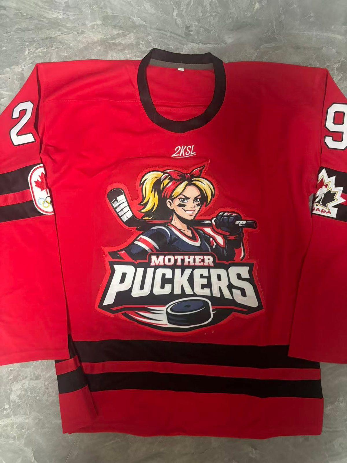 Mother Puckers hockey jersey